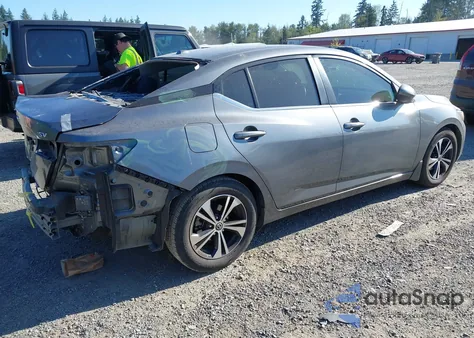 2021 Nissan Sentra Sv Xtronic Cvt z USA, uszkodzony, nr VIN 3N1AB8CV0MY245688